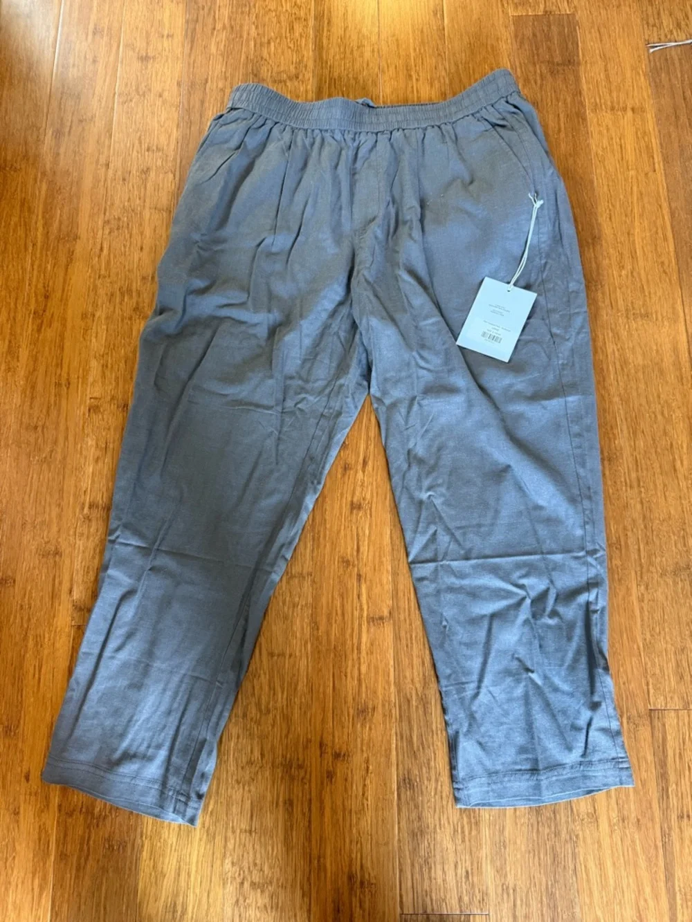 NWT - I Love Ugly Fitch Cropped Pant in Mushroom - Size L